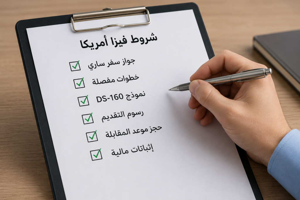 شروط استخراج فيزا أمريكا