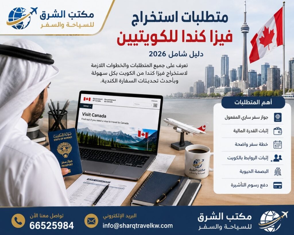 متطلبات استخراج فيزا كندا
