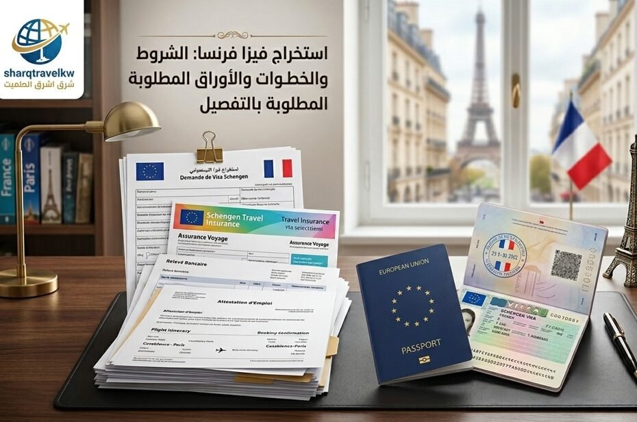 استخراج فيزا فرنسا